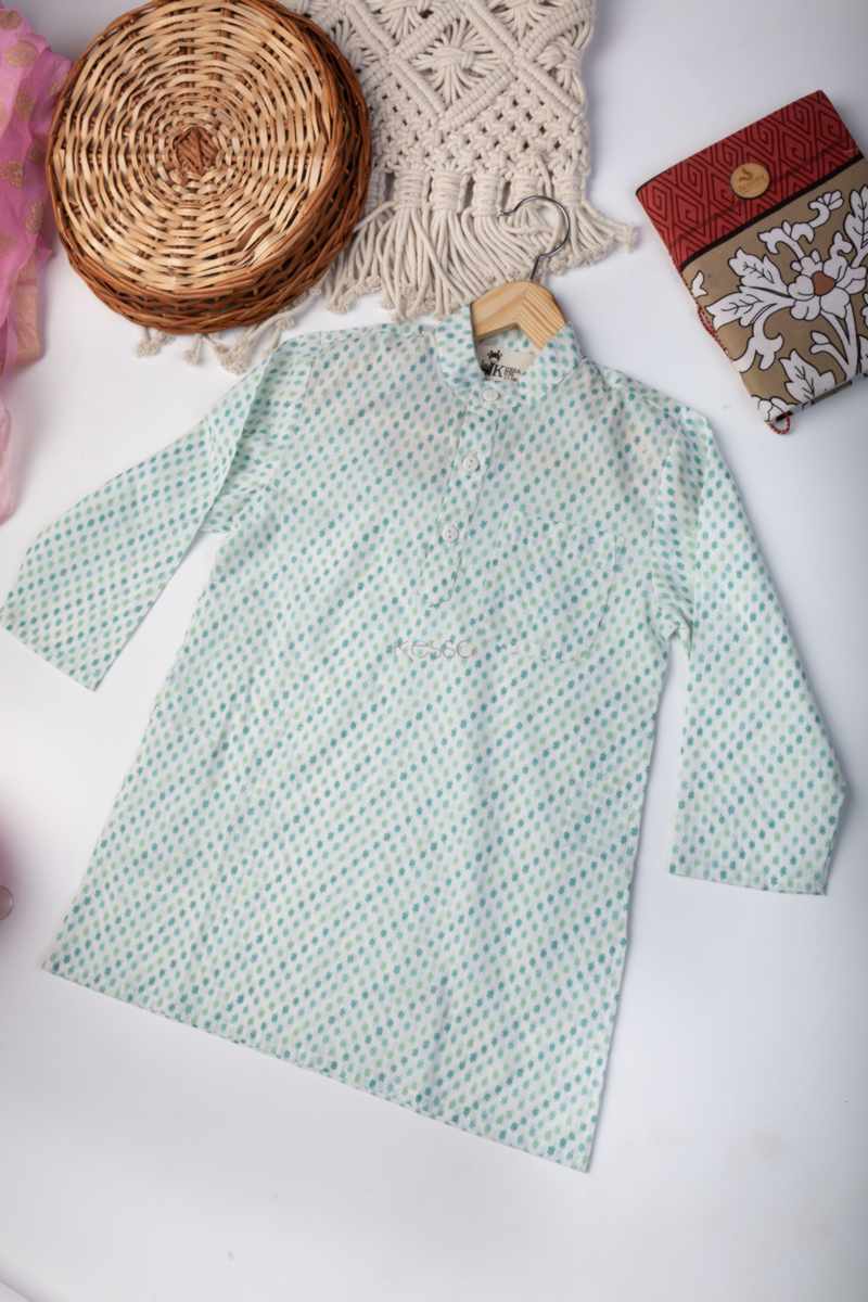 Image for Kusvaa Aj73 Daiwik Cotton Boy Kurta Featured