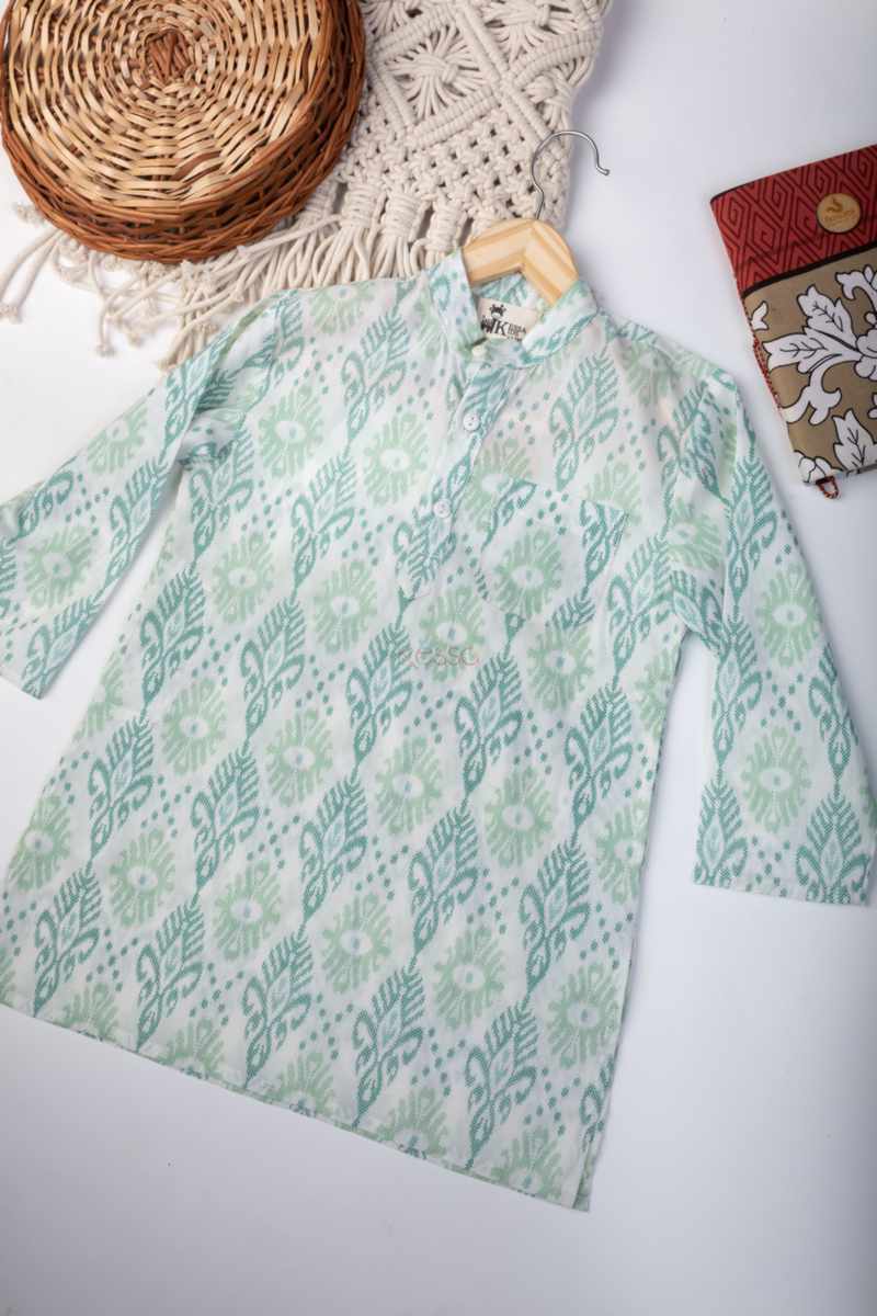 Image for Kusvaa Aj75 Jay Cotton Boy Kurta Front