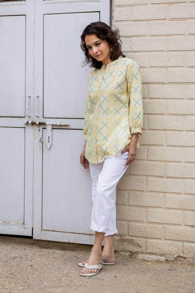 Image for Kusvaa Avdaf218 Amrita Cotton Shirt Side