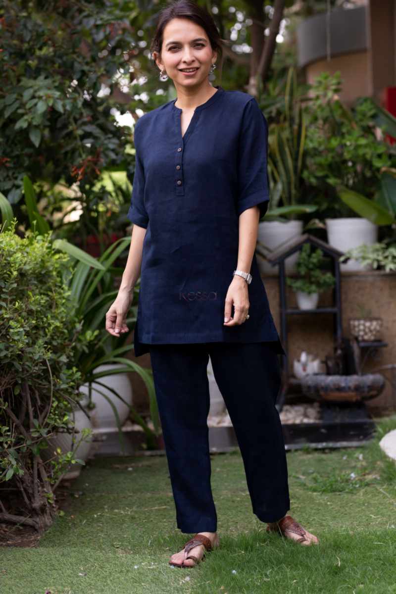 Image for Kusvaa Avdaf224 Arsa Linen Co Ord Set Side