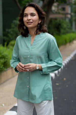 Image for Kusvaa Avdaf228 Anala Cotton Dobby Short Kurti Featured