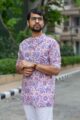 Image for Kusvaa Bpr29 Kanishk Handblock Men Full Sleeves Shirt Featured