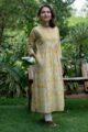 Image for Kusvaa Bpr33 Aishani Handblock Cotton Straight Kurta Front