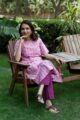 Image for Kusvaa De183 Ina Straight Fit Cotton Kurta Sitting