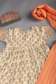 Image for Kusvaa Mbe65 Shakti Girls Cotton Complete Suit Set Front