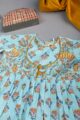 Image for Kusvaa Mbe66 Tejasi Girls Cotton Complete Suit Set Side