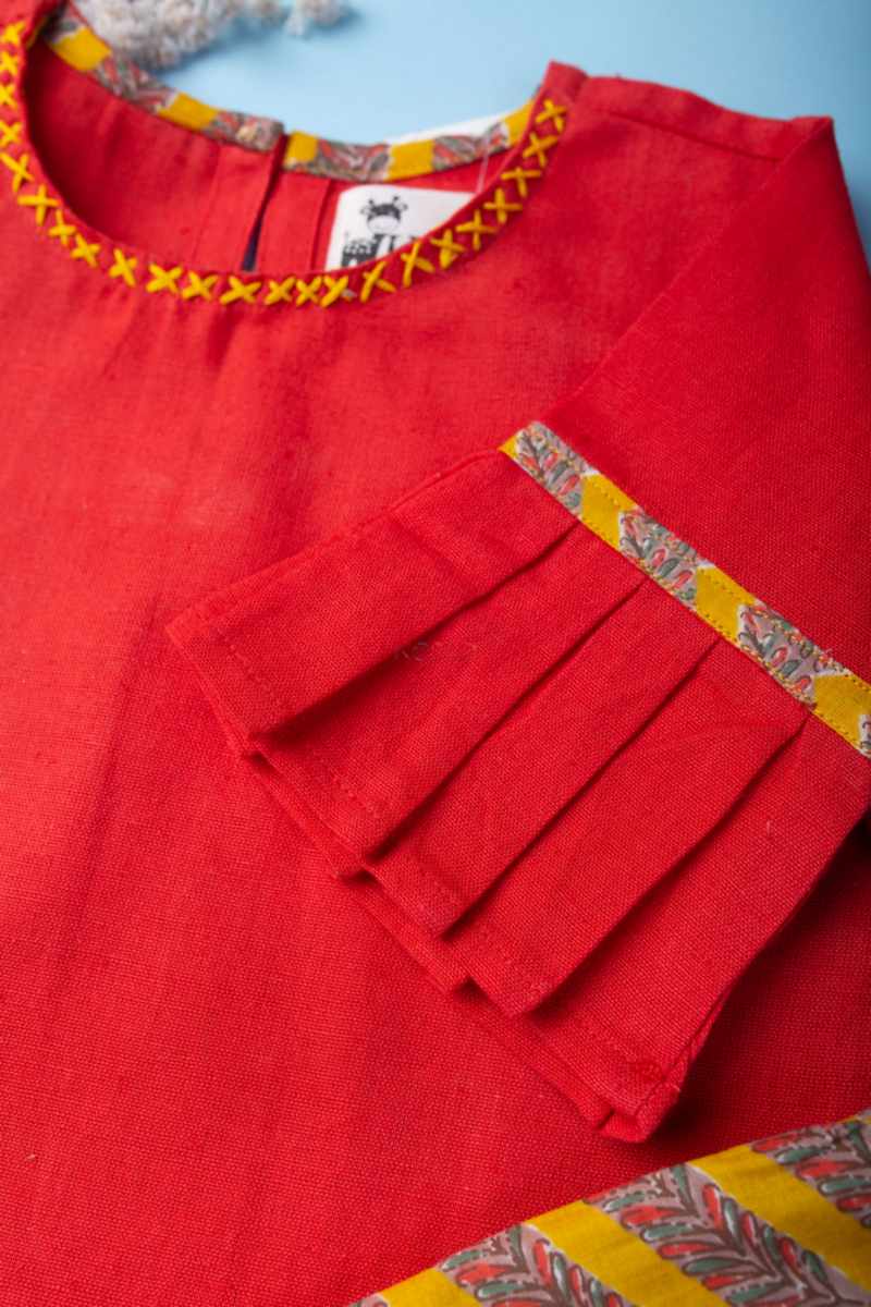 Image for Kusvaa Mbe72 Laya Kid Cotton Top Shorts Set Side