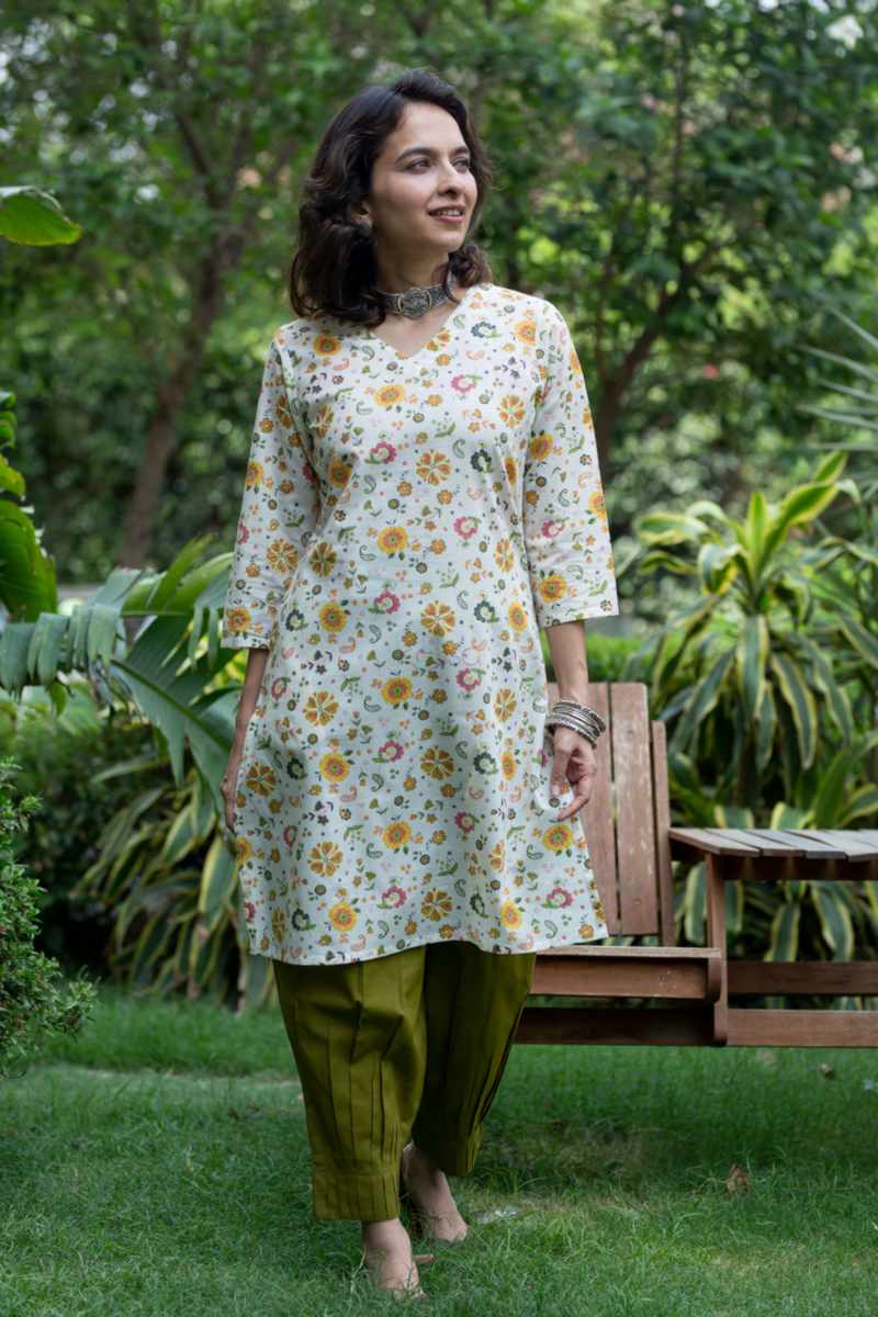 Image for Kusvaa Vcr192 Bilva Cotton Straight Kurta Featured