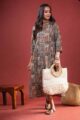 Image for Kusvaa Ws1004 Ekaparnika Cotton Kalmkari Dress Front
