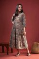 Image for Kusvaa Ws1004 Ekaparnika Cotton Kalmkari Dress Side