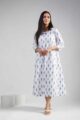 Image for Kusvaa Ws1013 Jeevika Ikkat A Line Dress Front