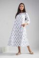 Image for Kusvaa Ws1013 Jeevika Ikkat A Line Dress Side