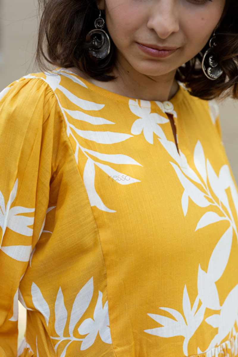 Image for Kusvaa Ws1019 Ishwari Handloom Cotton Dress Side