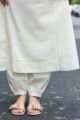 Image for Kusvaa Ws1026 Ishaani Schiffli Kurta Pant Set Closeup 2