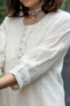Image for Kusvaa Ws1026 Ishaani Schiffli Kurta Pant Set Closeup