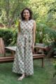 Image for Kusvaa Wsr380 Aahna Handblock Cotton Jumpsuit Front