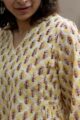 Image for Kusvaa Wsr390 Avani Cotton Short Kurti Closeup