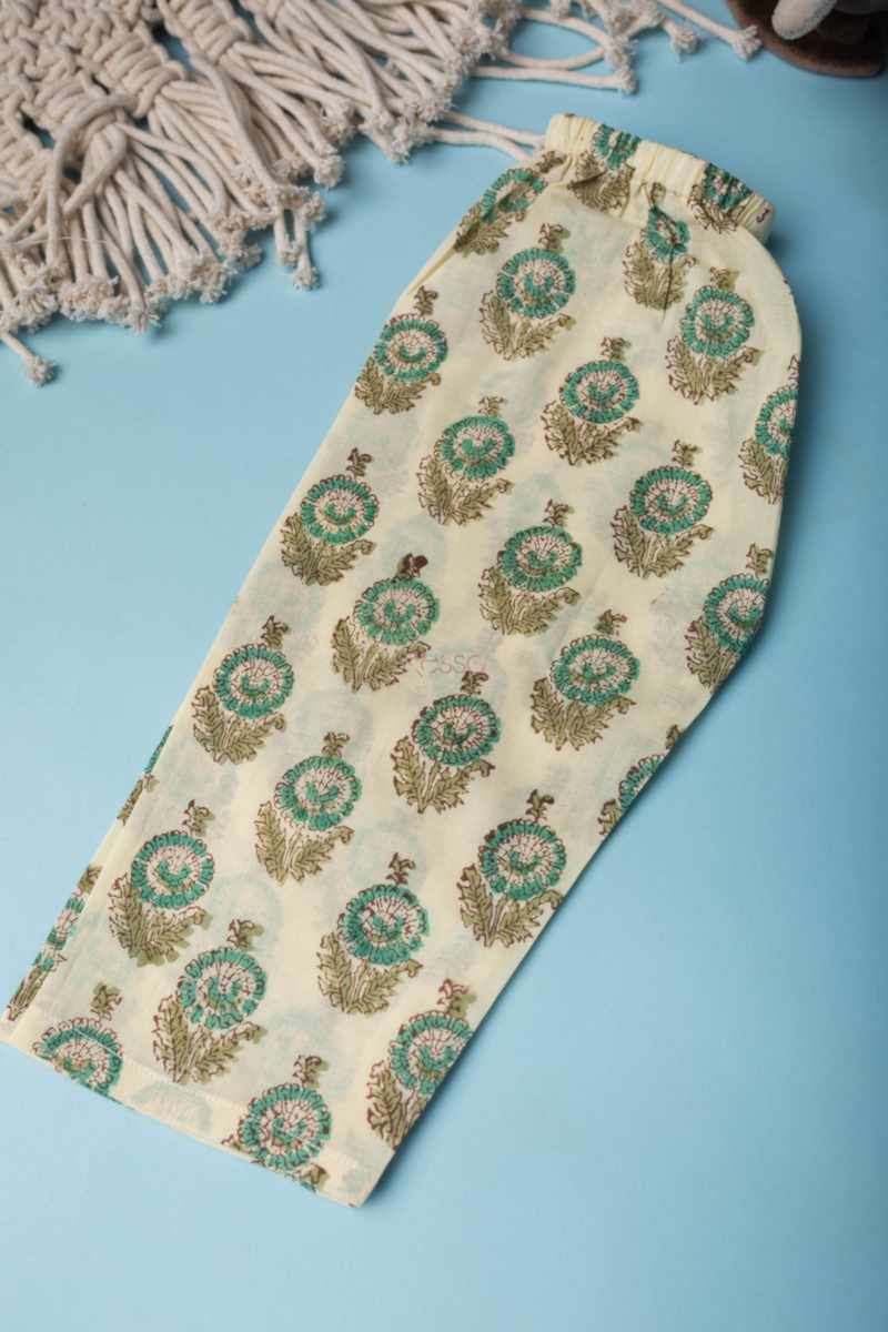 Image for Kusvaa Wsrk100 Chetaki New Born Kurtapyjama Set Closeup