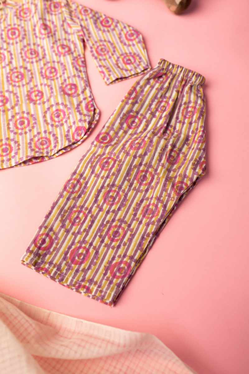 Image for Kusvaa Wsrk64 Ekaveer New Born Kurtapyjama Set Side