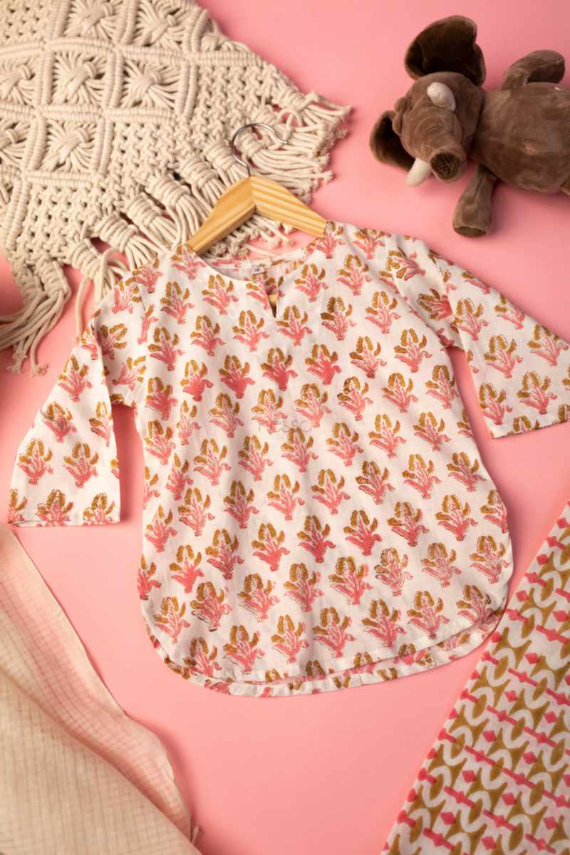 Image for Kusvaa Wsrk73 Samarth New Born Kurtapyjama Set Closeup