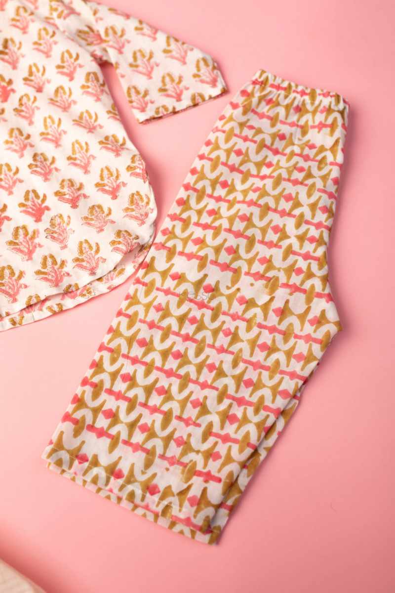 Image for Kusvaa Wsrk73 Samarth New Born Kurtapyjama Set Side