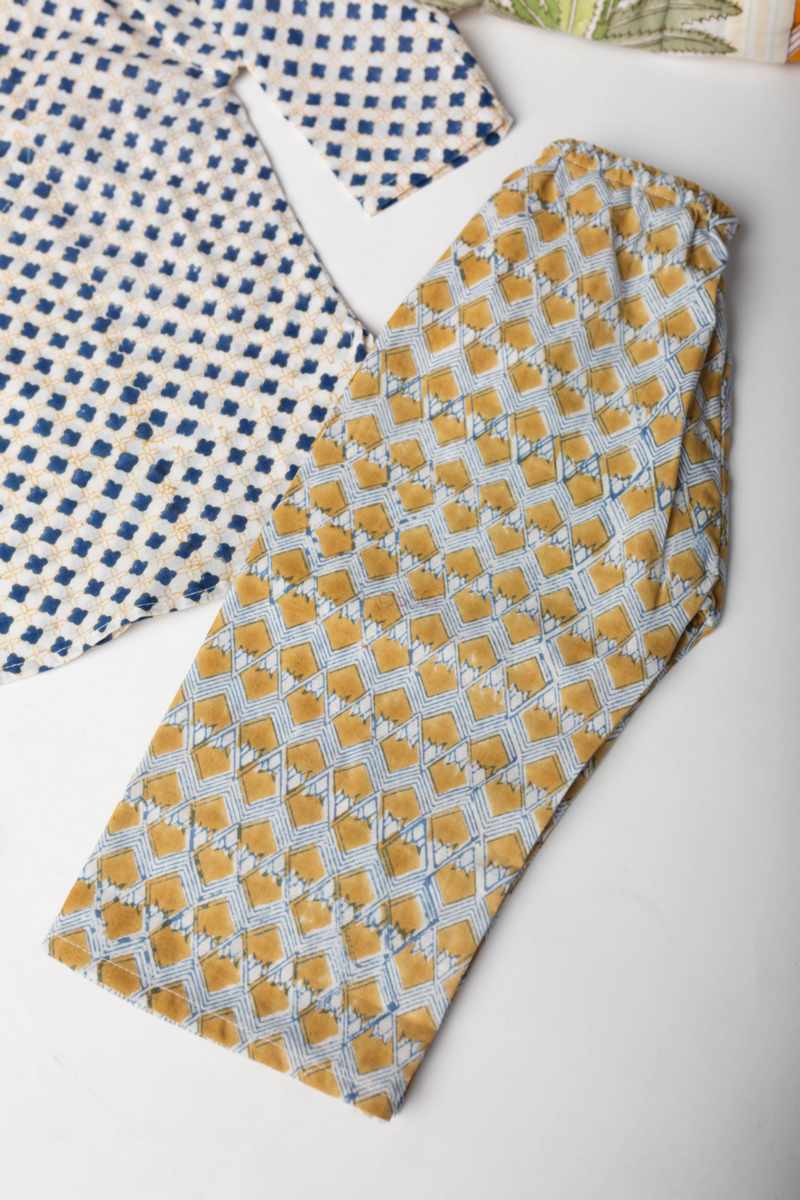 Image for Kusvaa Wsrk90 Varnini New Born Kurtapyjama Set Side