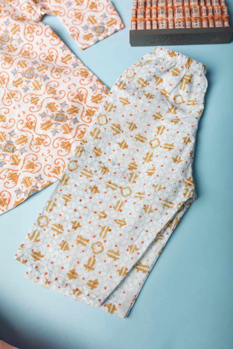 Image for Kusvaa Wsrk92 Ujvala New Born Kurtapyjama Set Side