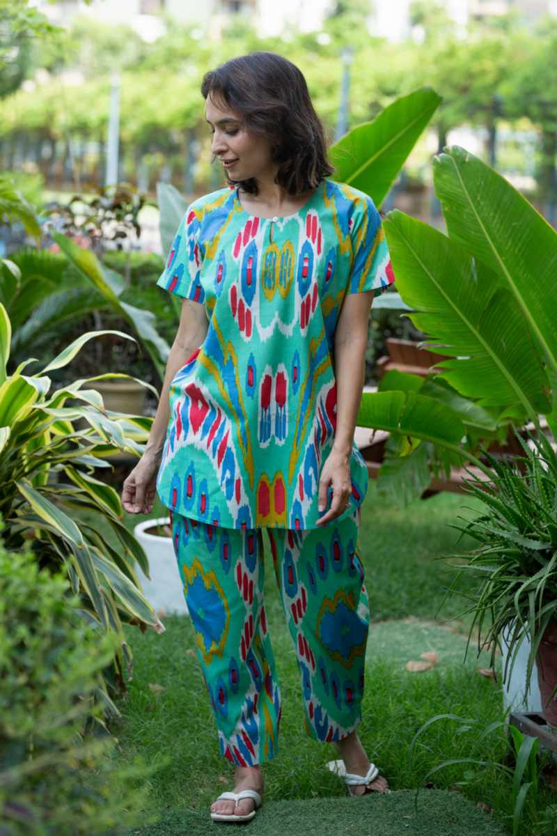 Image for Kusvaa De184 Ishwari Cotton Loungewear Set Front
