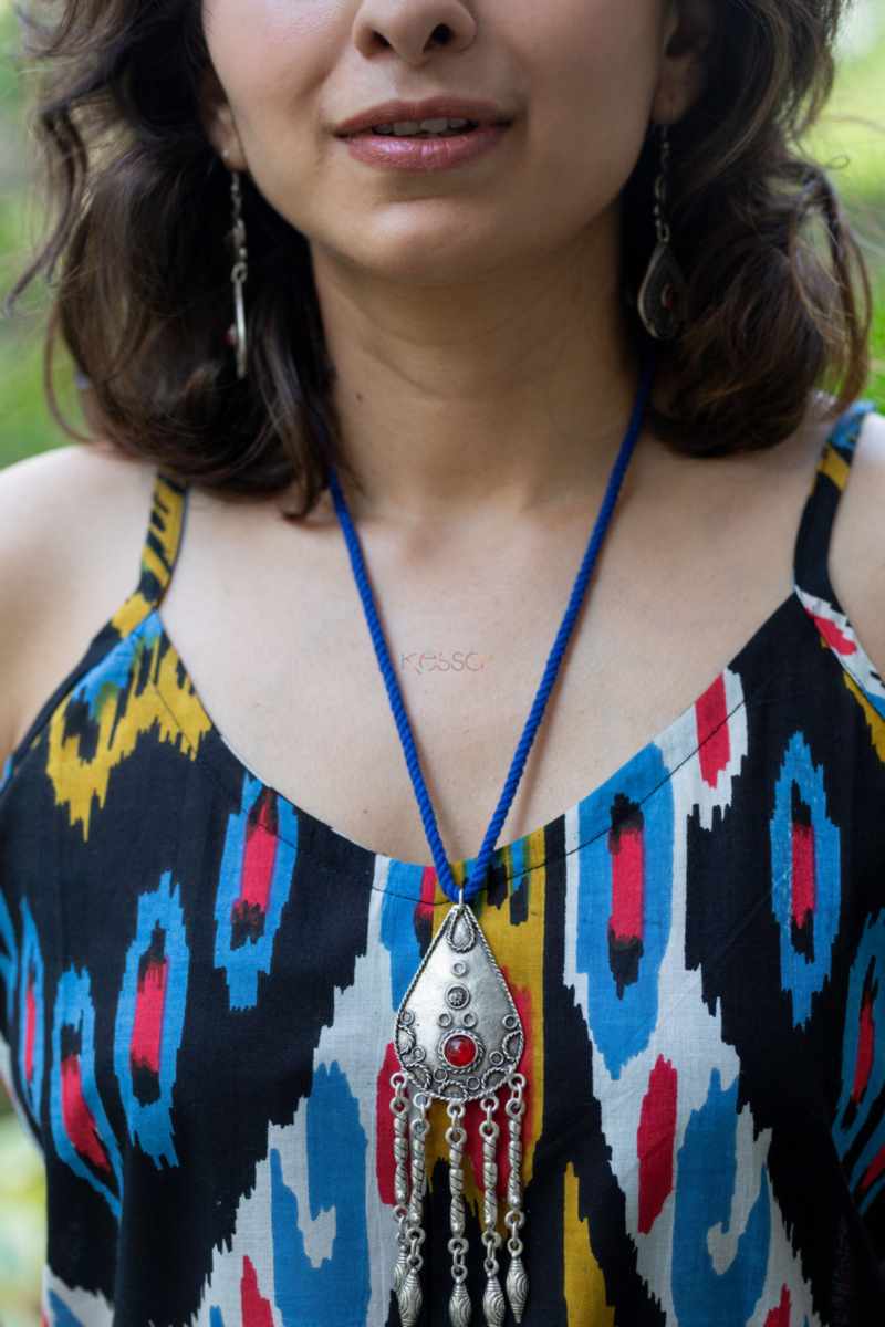 Image for Kusvaa De185 Gargi Cotton Loungewear Set Closeup