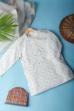 Image for Kusvaa Mbe74 Lokesh Cotton Boy Kurta Featured