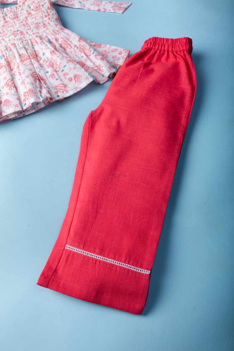 Image for Kusvaa Mbe77 Dyuthi Kid Cotton Top Pant Set Side