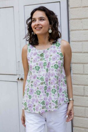 Image for Kusvaa Vcr199 Indu Handblock Short Top Featured