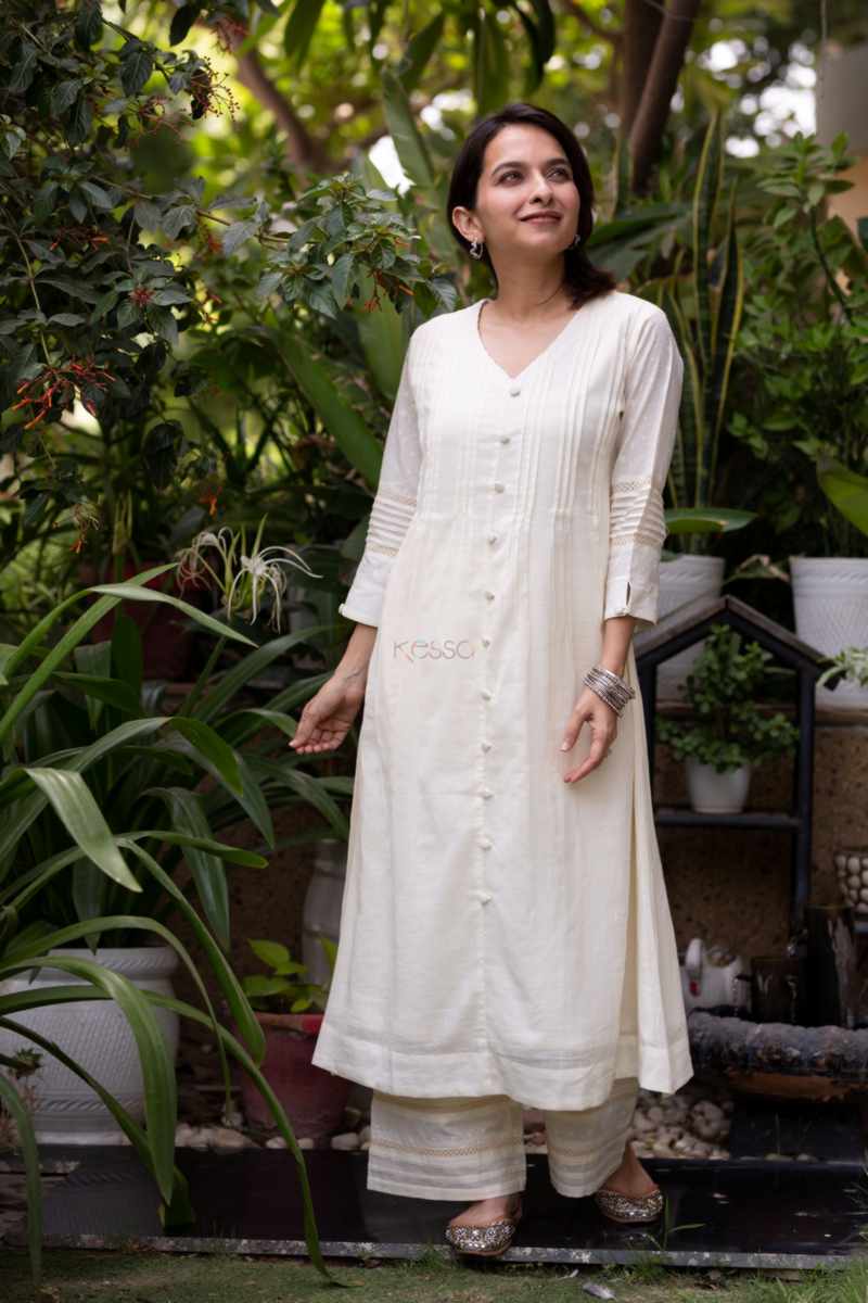 Image for Kusvaa Ws1025 Anna Voile Kurta Pant Set Featured