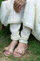 Image for Kusvaa Ws1031 Hiren Cotton Schiffli Complete Suit Set Closeup 2