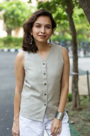 Image for Kusvaa Ws985 Darshana Linen Short Top Featured