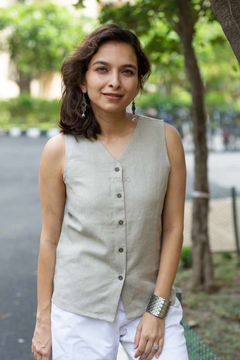 Image for Kusvaa Ws985 Darshana Linen Short Top Featured