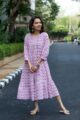 Image for Kusvaa Wsr394 Sital Cotton Handblock Dress Side