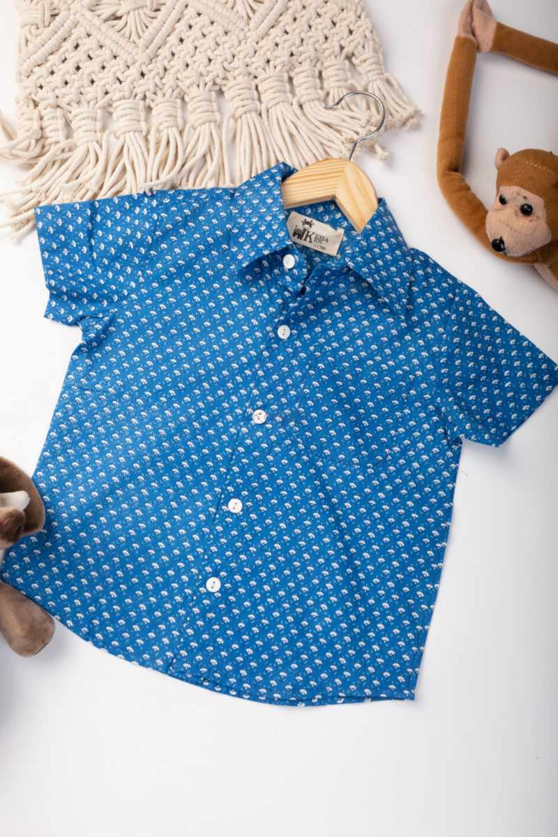 Image for Kusvaa Aj80 Mannan Cotton Boy Half Sleeves Shirt Featured