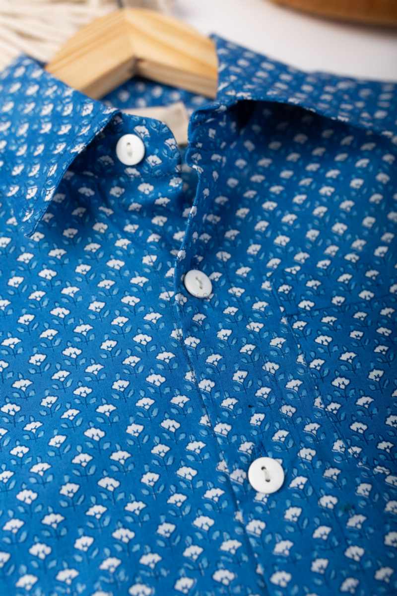 Image for Kusvaa Aj80 Mannan Cotton Boy Half Sleeves Shirt Front