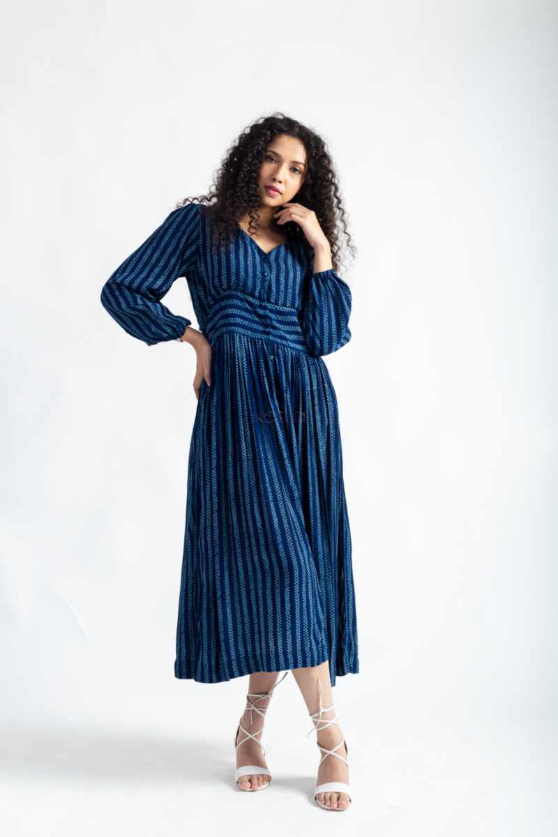 Image for Kusvaa Avdaf230 Trusha Muslin A Line Dress Featured