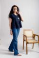 Image for Kusvaa Avdaf231 Sukriti Linen Short Top Side
