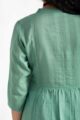 Image for Kusvaa Avdaf237 Aarunya Cotton A Line Kurta Closeup 2