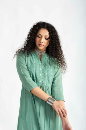 Image for Kusvaa Avdaf237 Aarunya Cotton A Line Kurta Featured