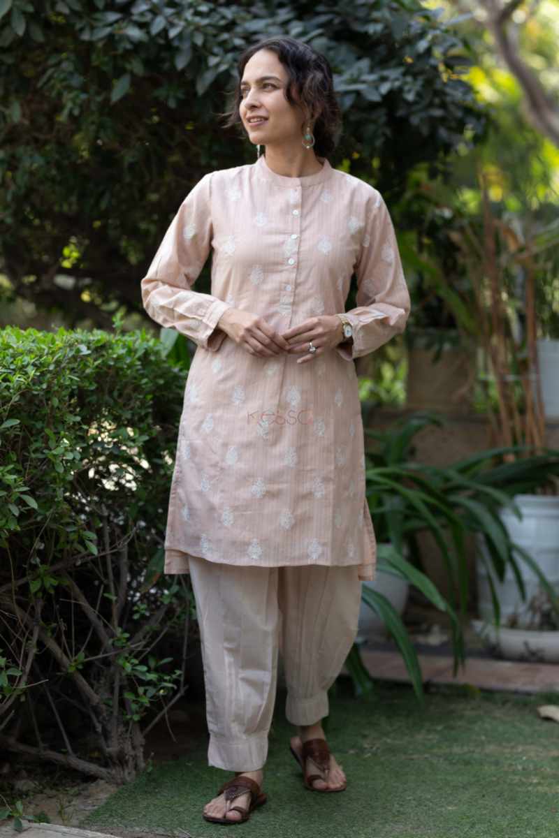 Image for Kusvaa Avdaf240 Hansa Cotton Straight Fit Kurta Featured New