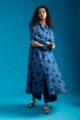 Image for Kusvaa Avdaf250 Anwesha Muslin Handblock A Line Kurta Front