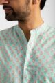 Image for Kusvaa Awk63 Nivam Handblock Men Full Sleeves Shirt Closeup