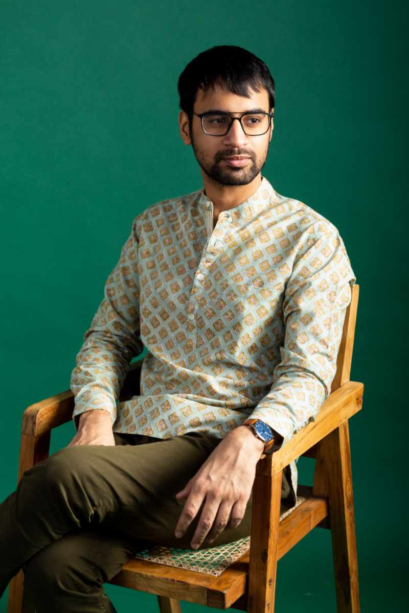 Image for Kusvaa Bpr36 Shivam Handblock Men Full Sleeves Shirt Featured