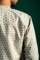 Image for Kusvaa Bpr37 Udaya Handblock Men Full Sleeves Shirt Closeup 2