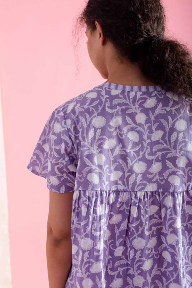 Image for Kusvaa De188 Bhavya Cotton Loungewear Set Closeup