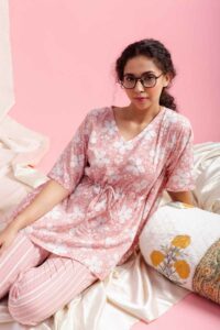 Image for Kusvaa De189 Anaya Cotton Loungewear Set Sitting